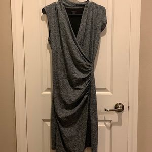 Gray sleeveless dress